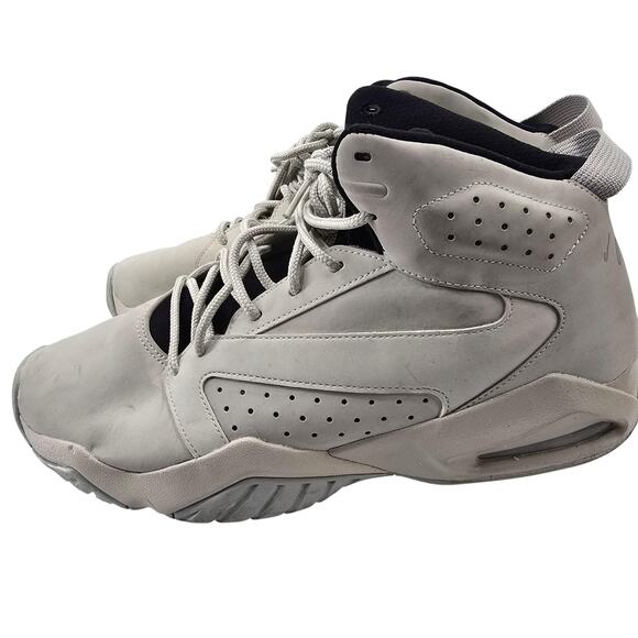 Jordan High Top Basketball Shoes Gray Mens Size 10.5